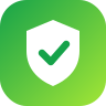 Cybersecurity shield icon